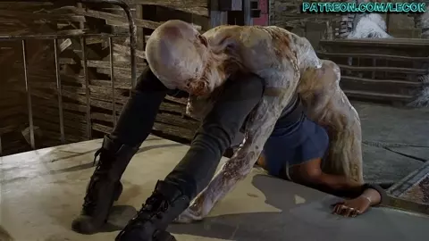 Jill Valentine Infected by the Palehead Zombie (2560x1440)