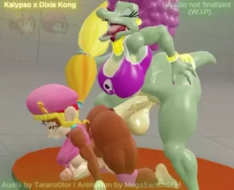 Kalypso x Dixie Kong Double Trouble Futa (Donkey Kong Country)