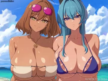 [Rus sub] Anis and Helm beach episode