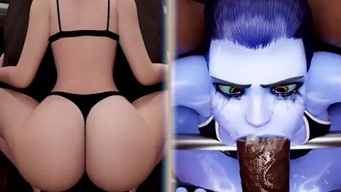 Mercy VS Widowmaker | BBC Fuck Battle