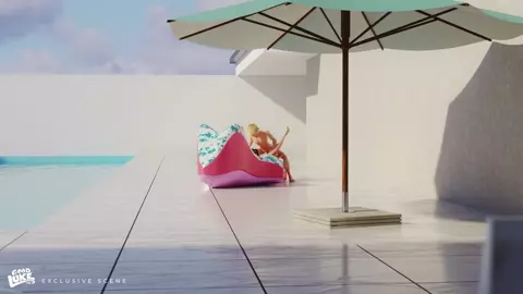 Good Luke Studios Animation: Pool Side- Backdoor Open - 4K 60FPS