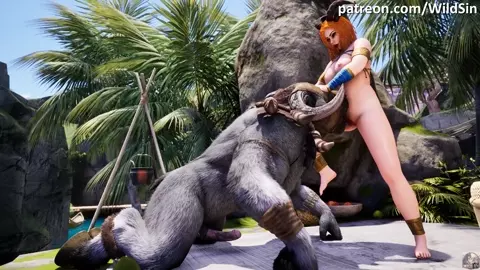 Minotaur fuck anal Succubus Queen