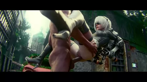 YorHa 2B [White&Clothed][DTee3D][4K60FPS]