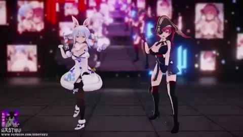 Usada Pekora - Marine Houshou【PekoMari Exercise Song】 Vtuber