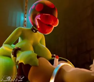 Piranha plant kiss attack