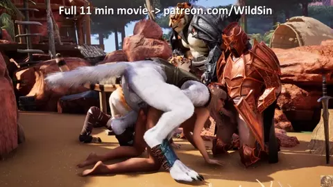 A little orgy in The Camp with Werewolf and Tiger