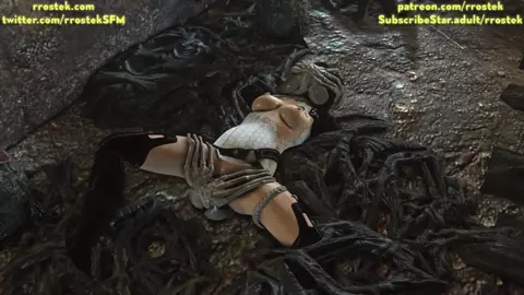 Miranda Lawson trapped in Xenomorph goo fucked hard by aliens