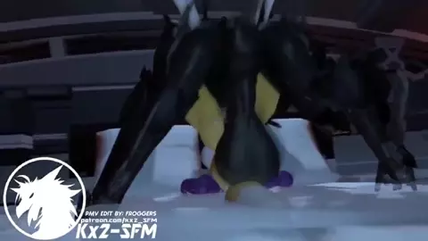 Bladewolf X Ranamon [Kx2-SFM] [Sound Edit]