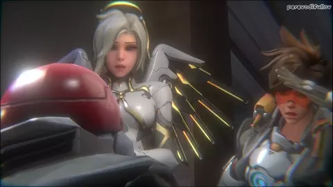 [Rus Sub] Mercy interrogates prisoner with a powerful strategy