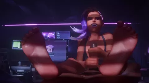 Sombra Femdom Handjob (Black Male)