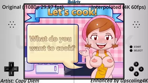 Cooking Mama - Motion Interpolation Test (60 FPS)