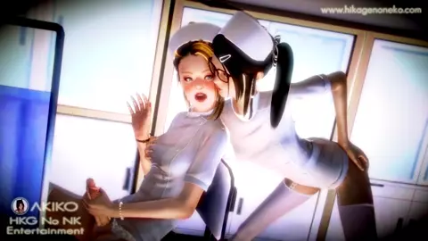 An awaken dream comes true in the nurses office [AkikoHikageNoNeko]