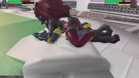 Lucario vs Zoroark! Heroine Rumble 2 Pokemon Mod Futa X Futa