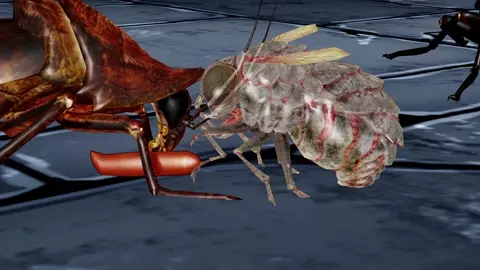 [MMDWuWa] Fleurdelys defenseless uterus is toyed with by insects