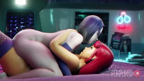 Starfire x Raven: Futanari Titans Unleashed