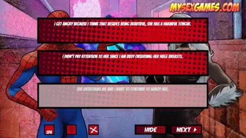 Spider-Man with hoes