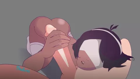 Phunkumm - 2B Handjob - 2P Dark-Skinned Alt [Nier Automata NSFW Animation]