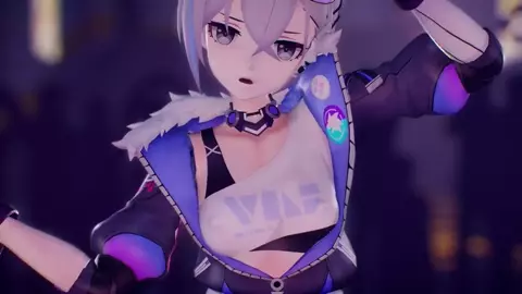 Silver Wolf strip dance [JonathanMMD]