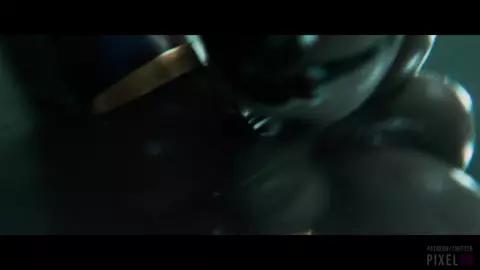 Titan Harley & Super Girl [Pixel3D][4K60FPS]