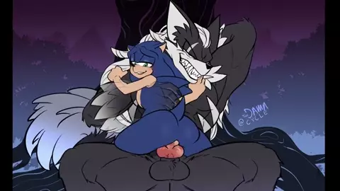 Sonic riding Infinite's Knot