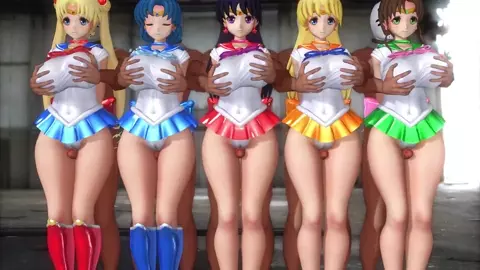 [MMD] Sin Sack VS Sailor Moon