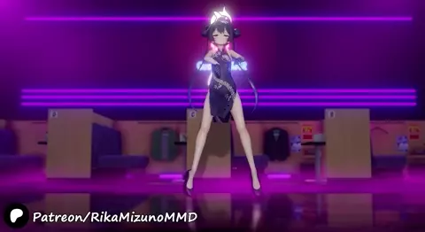 Queencard - Kisaki | 【Blue Archive】MMD R-18