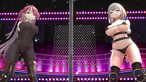 [MMD] Marine & Noel - Erotic Hip-Shaking Dance