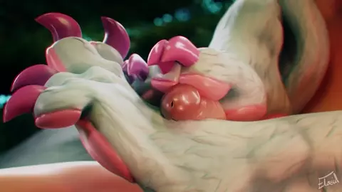 Felicia's Feline Footjob [Elasid]