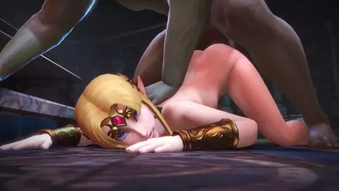 Princess Zelda from behind