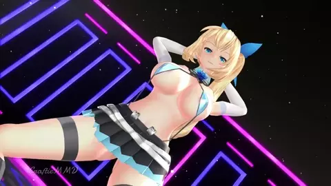 [MMD] Mirai Akari Hip Thrusting Dance (Rock Solid)