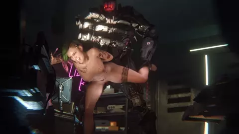 Judy x Adam Smasher (Nude)