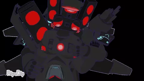 Titan câmera Man x Titan speaker woman