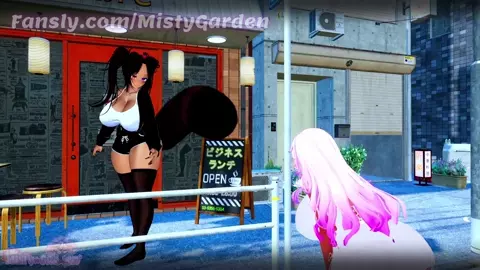 Brazilian lesbian eats out pink haird bimbo's pussy! |AFF S4 E3