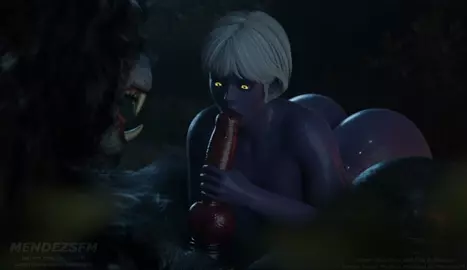 Dark Elf & Werewolf [MendezSFM][4K60FPS]