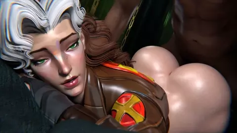 Rogue books a stress relief session (black) [Honta]