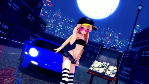 Shimakaze - Money [MMD R15] Hamselvish