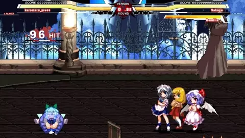 Kuromaru vs Touhou