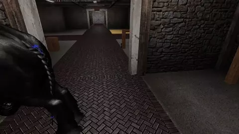 Percheron stallion mating with an Angus cow