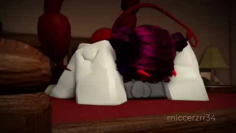 literally just a red-colored scorpion-demon woman domming a guy