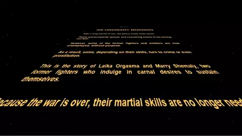 Star Whores - Episode I - An ordinary morning