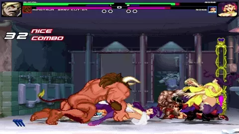 Rugal and Minotaur VS two Roses SF