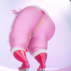 Amy rose shaking her pink sweaty cheeks (Higher Quality)