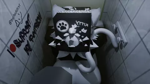 Fucking in the public bathroom - Animation in progress