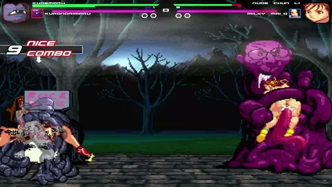 Kuromaru FUCK Nude Chun-Li and Mai REQUEST#5