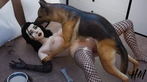 Animation: Elizabeth and Dog