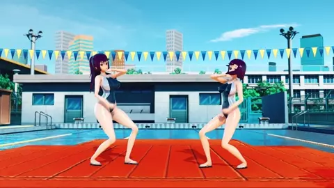 Sunomiya Sana X Sunomiya Hana MMD