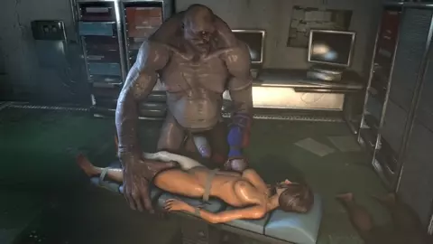 Lara Croft Bound & Naked