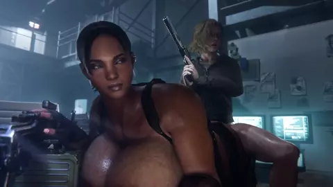 Sheva & Grace | Desk Job [NO WM][FEM][4K60FPS]