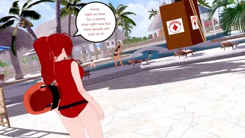 Panty & Stocking Lifeguard Duty