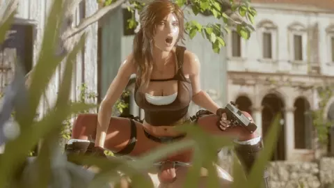 Lara and the locals. [Timpossible]